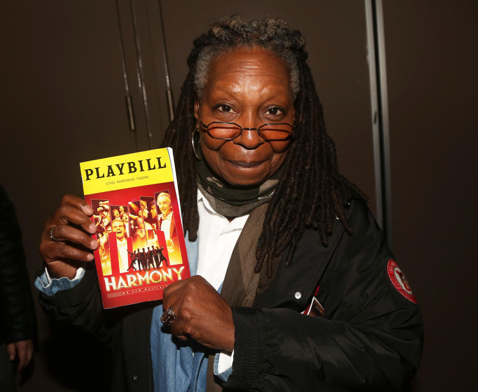 Closeup of Whoopi Goldberg