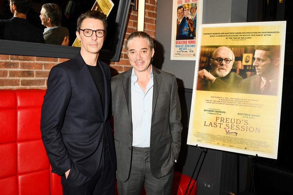 Matthew Goode, Matthew Brown at Sony Pictures Classics and The Cinema Society Host a Special Screening of Freud’s Last Session