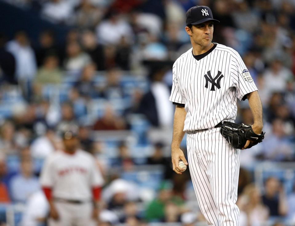 Mike Mussina could use a boost to get to 75 percent. (Getty Images)