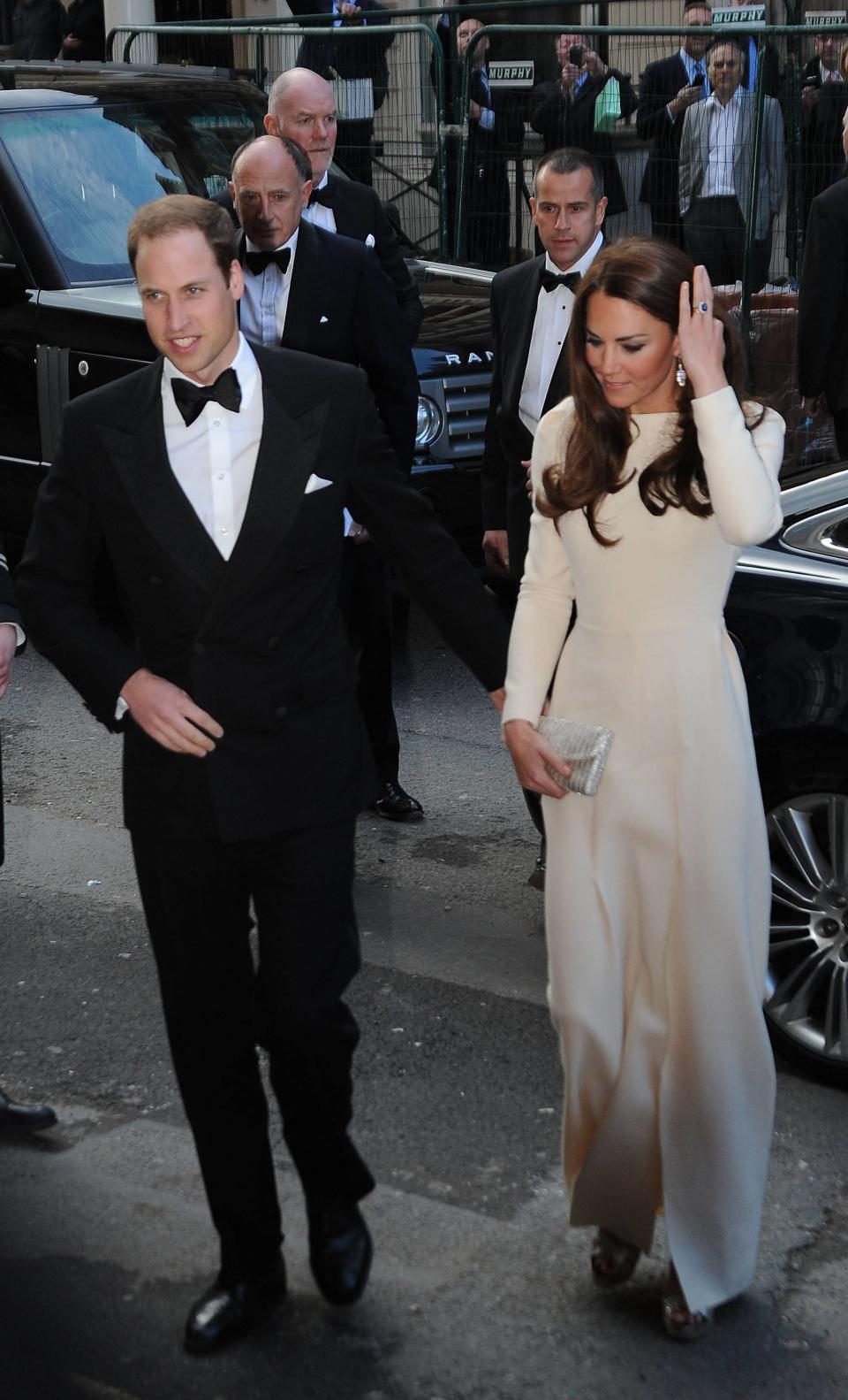 Prince William, Duke of Cambridge and Catherine, Duchess of Cambridge, aka Kate Middletonarriving at Claridges hotelLondon, England - 08.05.12Mandatory Credit: Craig Harris/WENN.com