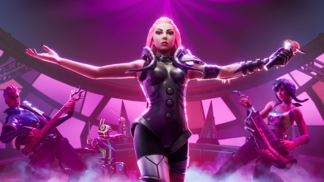  Lady Gaga in Fortnite. 