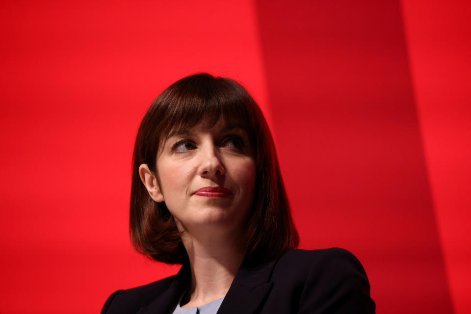 Britain's Shadow Secretary of State for Education Bridget Phillipson looks on, at Britain's Labour Party annual conference in Liverpool, Britain, September 28, 2022. REUTERS/Henry Nicholls