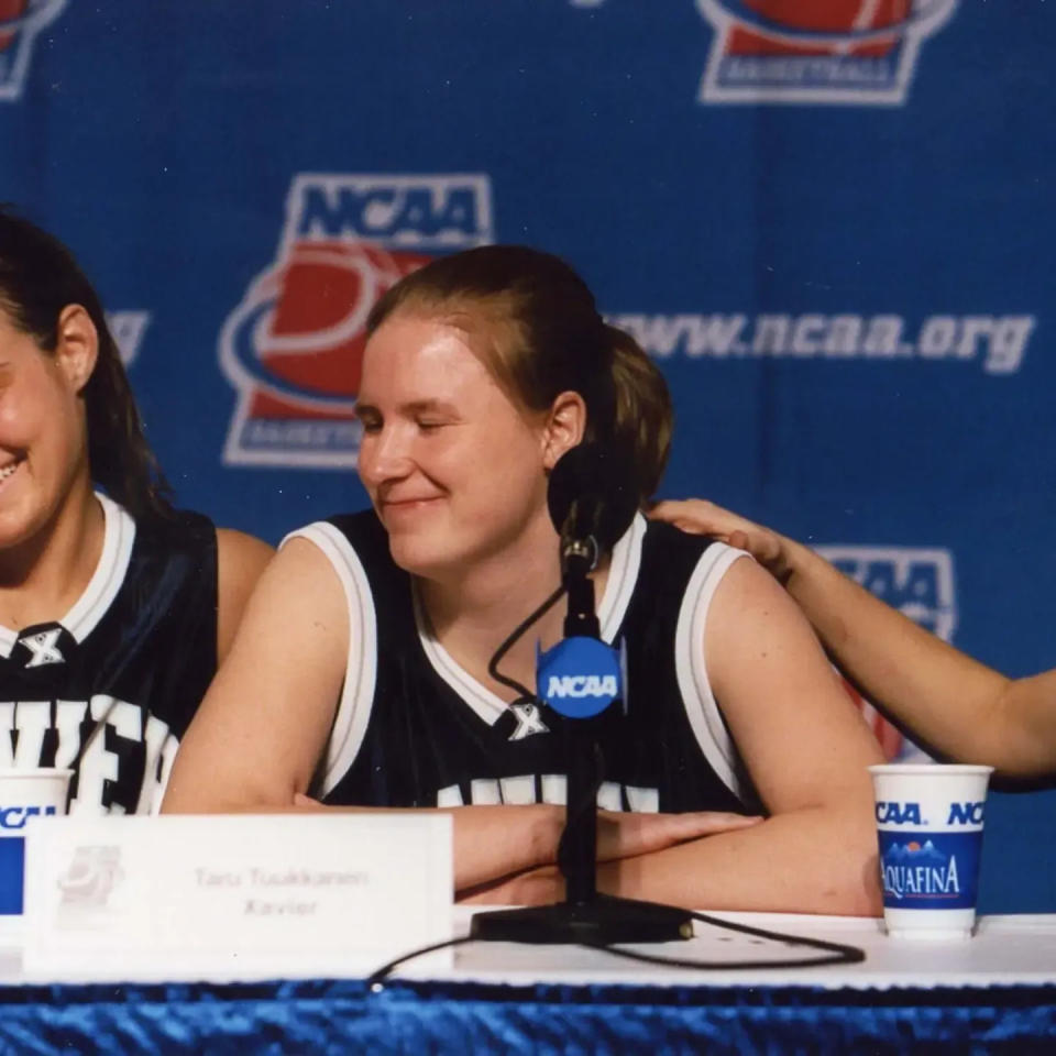 Taru Tuukkanen was inducted into the Xavier Athletic Hall of Fame in 2009. She helped lead the Musketeers to three consecutive NCAA Tournament berths, including a trip to the Elite Eight in 2001.