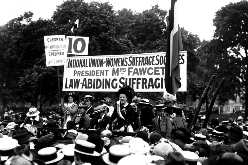 Honour: Millicent Fawcett, who founded the National Union of Women's Suffrage (PA Archive/PA Images)