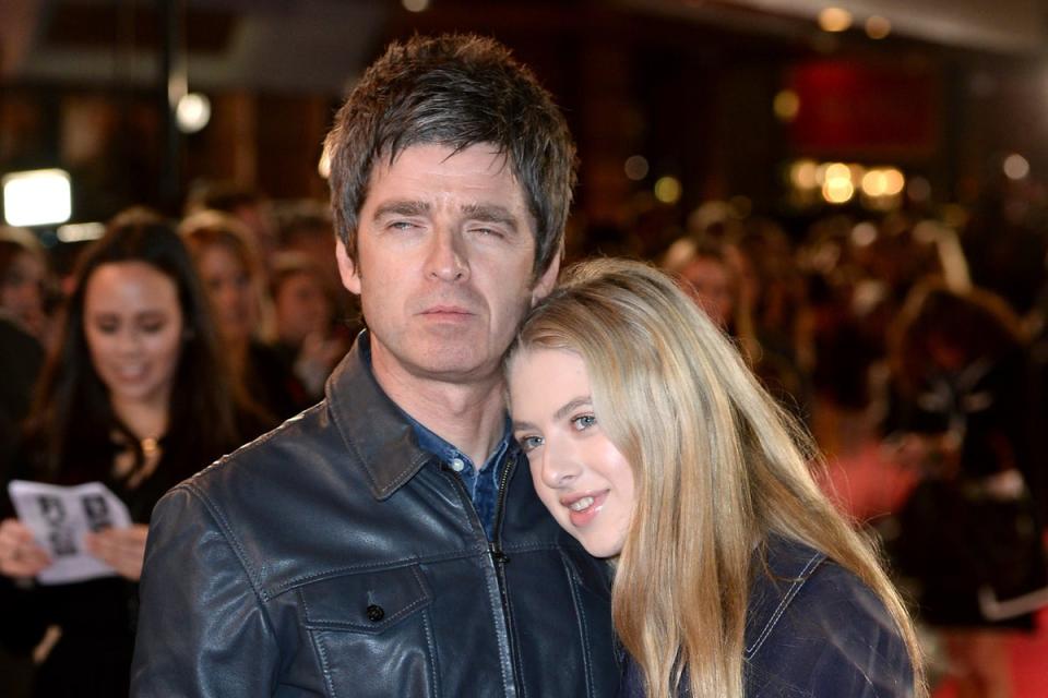 Noel Gallagher with his daughter Anais Gallagher (Anthony Devlin/PA) (PA Archive)