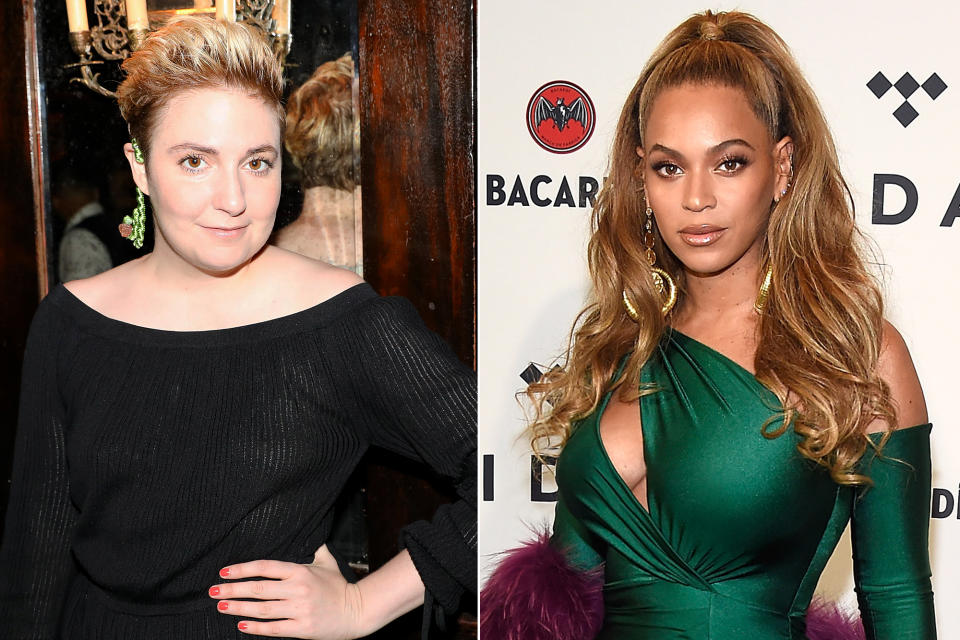 Lena Dunham Insists She Didn't Bite Beyoncé