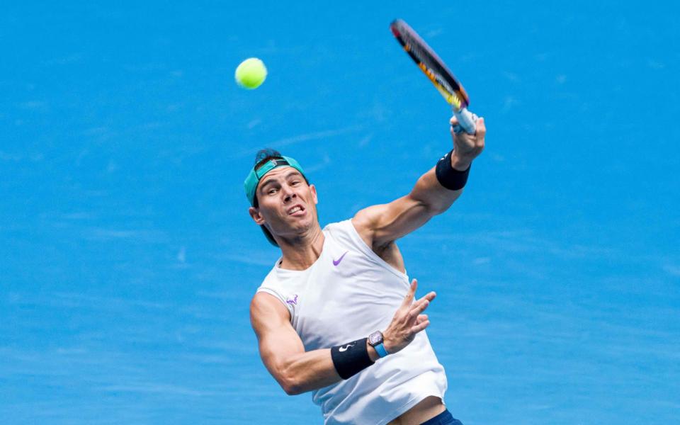 Rafa Nadal in Melbourne - AFP