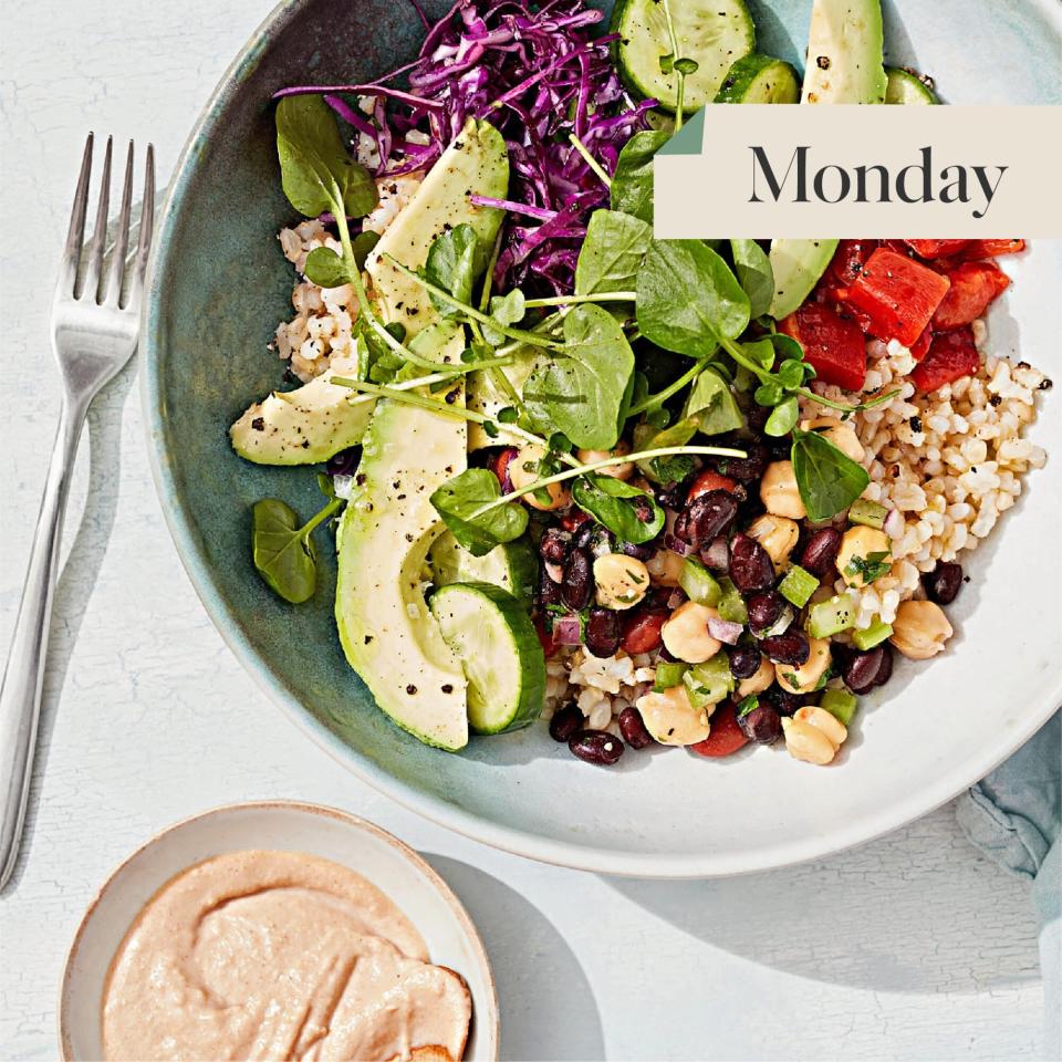 rice and beans salad bowl WFD