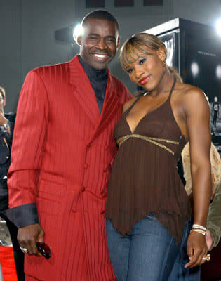 Michael Irvin and Serena Williams at the Hollywood premiere of Universal Pictures' Friday Night Lights