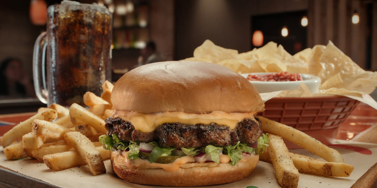 chili's big smasher burger and fries