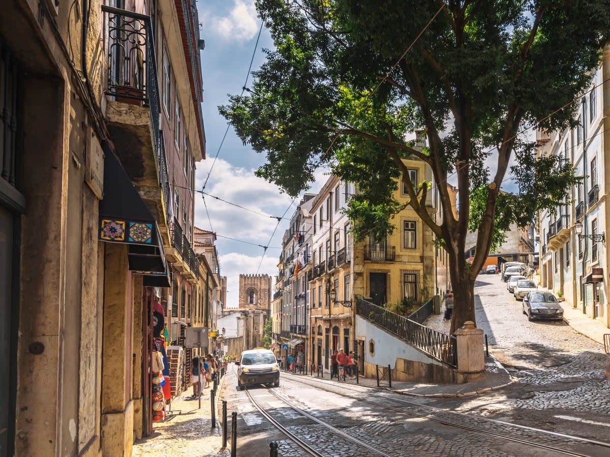 The Alfama district is a maze of cobbled streets (Getty Images/iStockphoto)