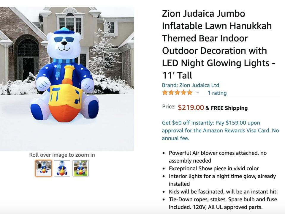 bear inflatable