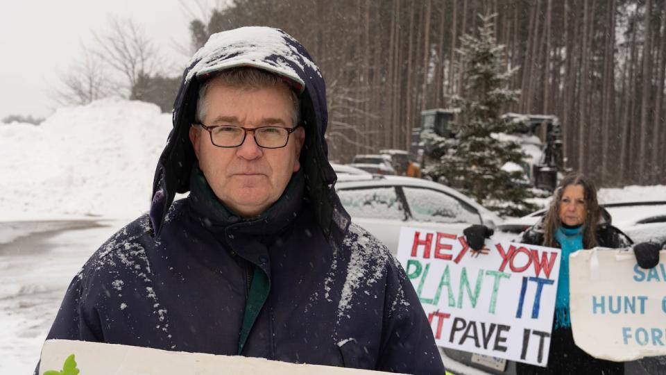 Mike Vorobej said the airport authority should have sat down with concerned members of the community before making the decision to cut down the red pines.