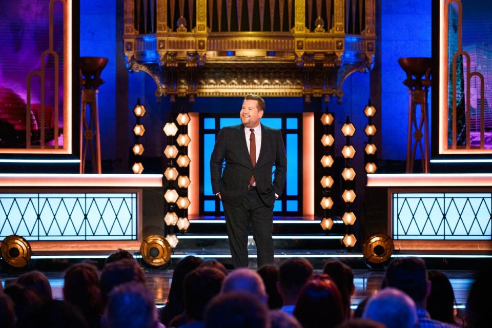 Corden hosting The Late Late Show in London (Terence Patrick)