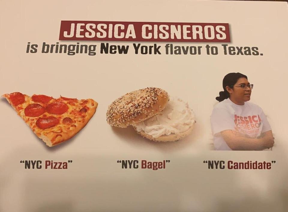 A mailer sent by the Voter Protection Project to oppose Jessica Cisneros in the Democratic primary for Texas' 28th Congressional District. (Photo: Voter Protection Project)