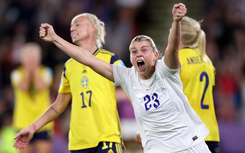 Alessia Russo - Alessia Russo's backheel goal: What happened and how football reacted - GETTY IMAGES