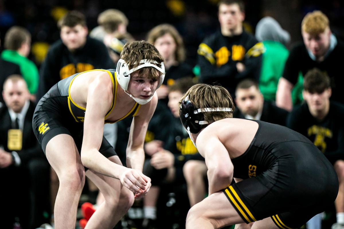 Iowa High School State Wrestling Day 1 live updates as the IHSAA