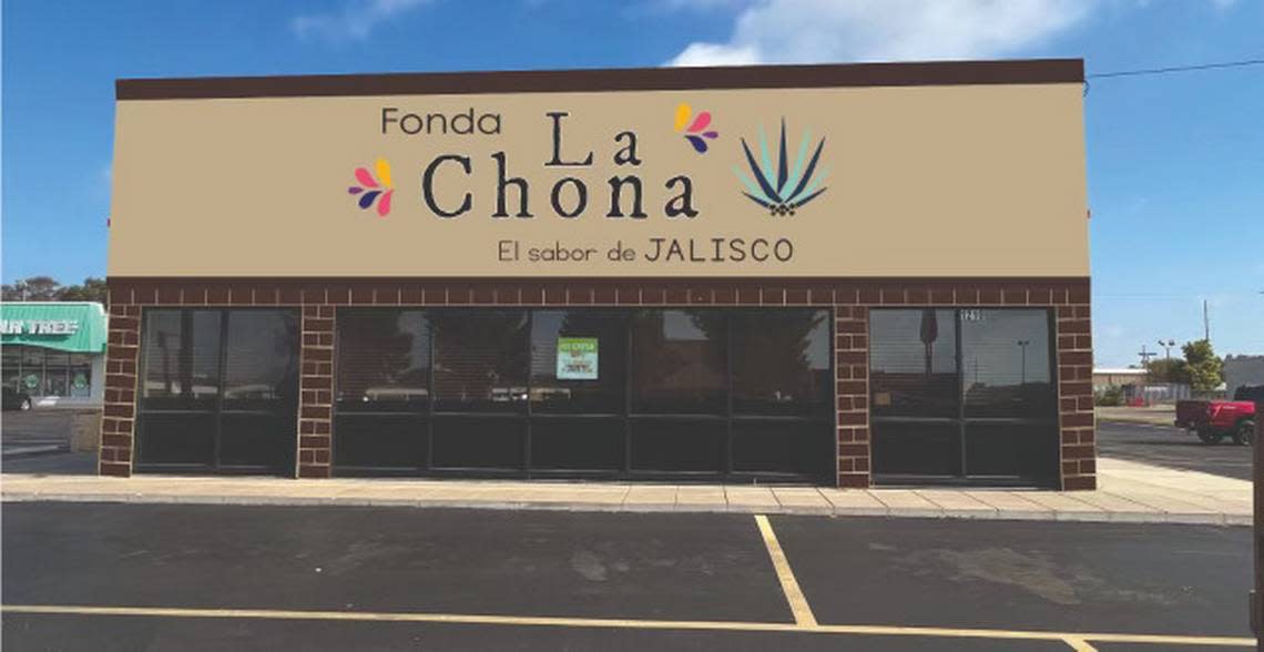 A mock-up of what the new Fonda La Chona at Pawnee and Seneca will look like when complete