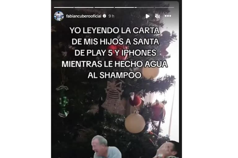 El posteo de Fabián Cubero sobre los regalos que le piden sus hijas