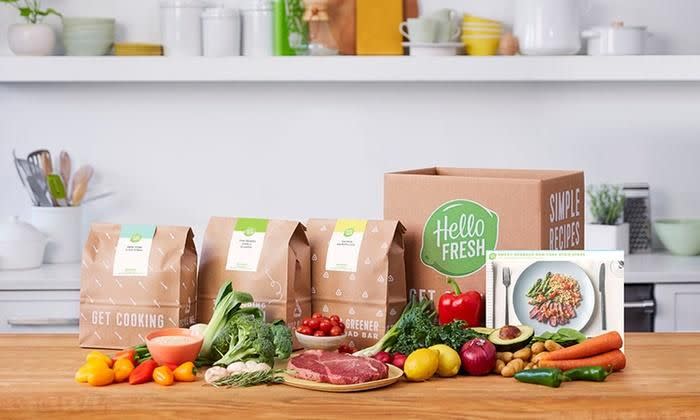 Hello Fresh separates its ingredients in paper bags for more convenience. Photo: Hello Fresh