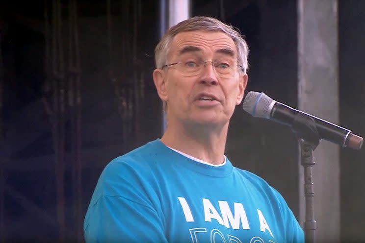 Rush Holt speaks at the March for Science in Washington on Saturday. (Photo: Earth Day Network)
