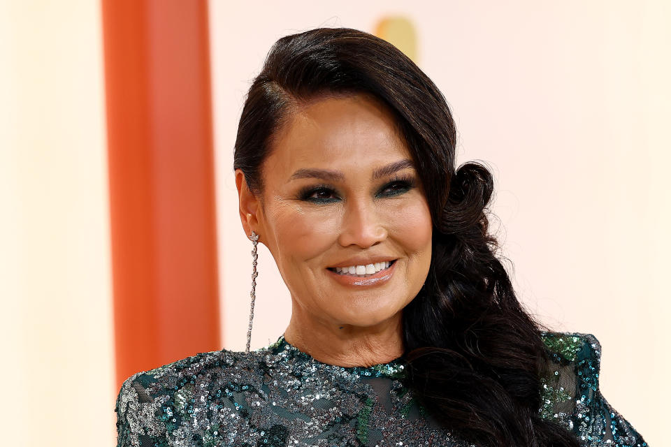 Tia Carrere attends the 95th Annual Academy Awards on March 12, 2023 in Hollywood, California. (Photo by Arturo Holmes/Getty Images )