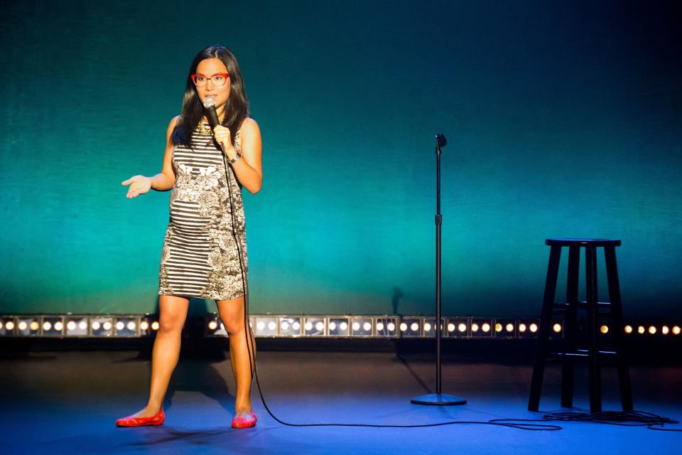 Ali Wong performing in Baby Cobra