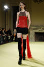 The Vera Wang collection is modeled during Fashion Week in New York, Tuesday, Feb. 11, 2020. (AP Photo/Richard Drew)