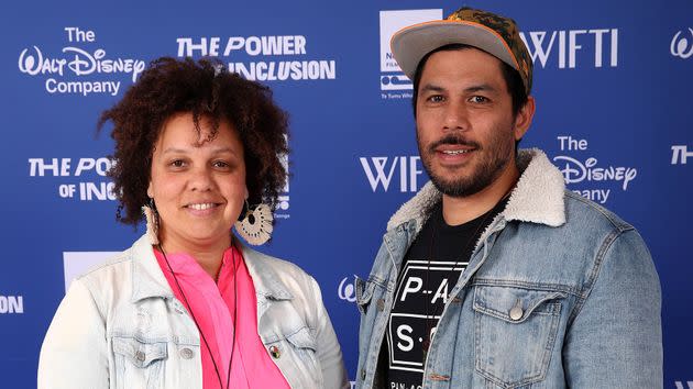 Producers Kerry Warkia and Kiel McNaughton at the Power Of Inclusion Summit 2019 at Aotea Centre in 2019 in Auckland, New Zealand. (Photo: Fiona Goodall via Getty Images)