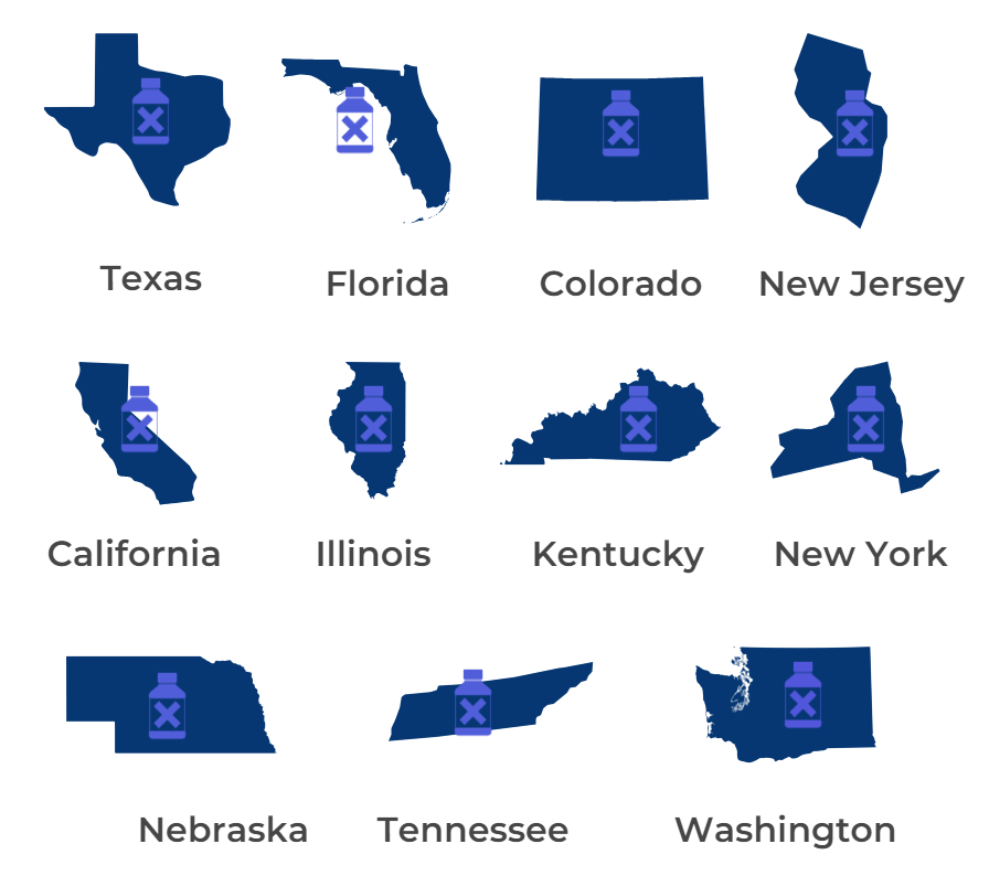 states investigated by CDC