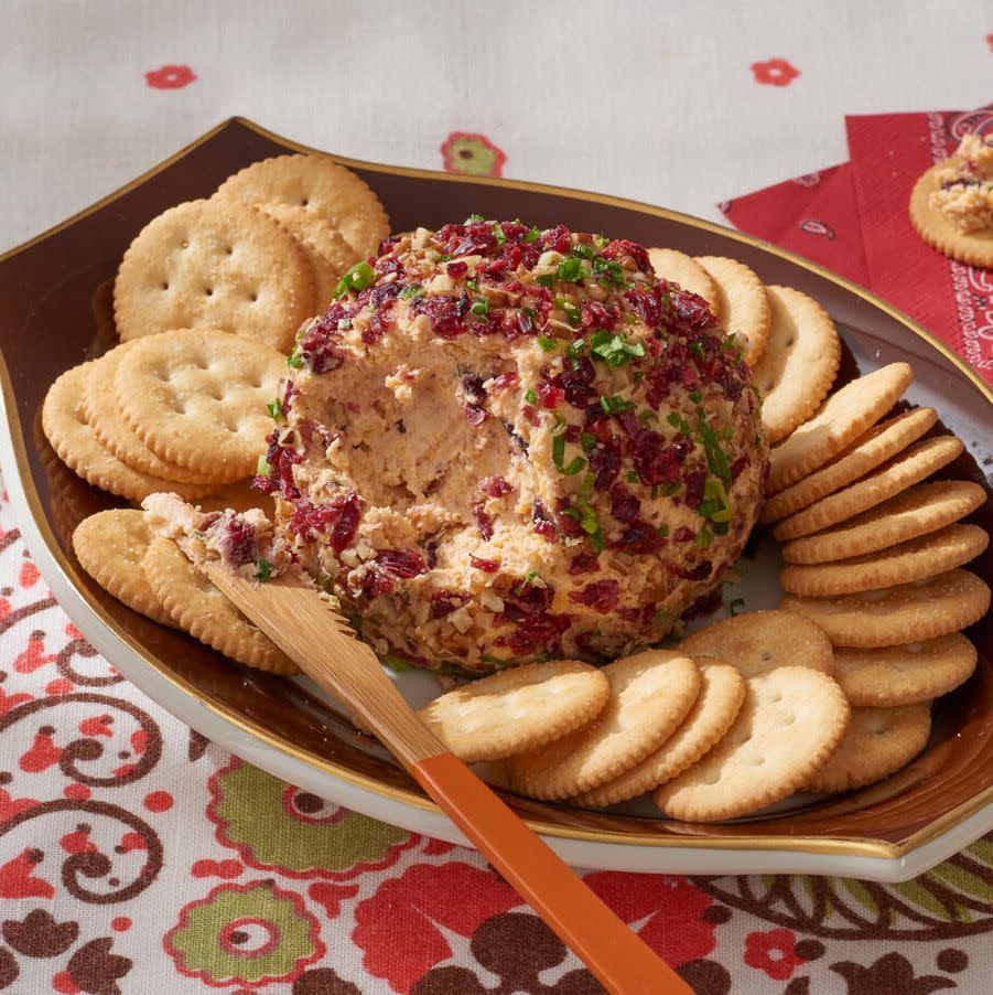 pecan recipes cranberry pecan cheese ball