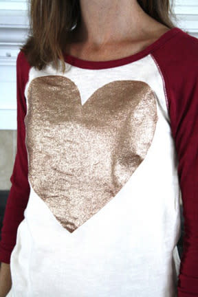 Glitter Heart Rugby Shirt