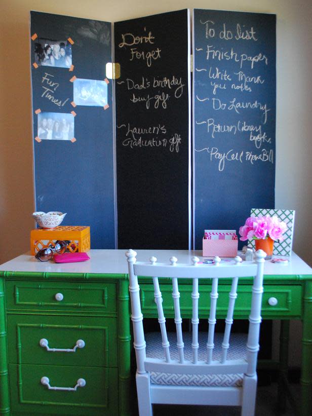 Chalkboard Room Divider