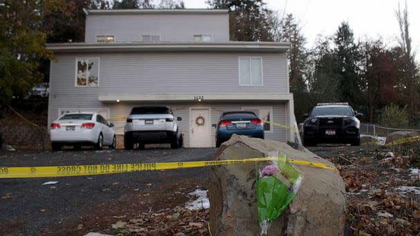 PHOTO: In this Nov. 13, 2022, file photo, the home where four University of Idaho students were found dead, is shown in Moscow, Idaho. (Angela Palermo/Idaho Statesman via TNS via Getty Images, FILE)