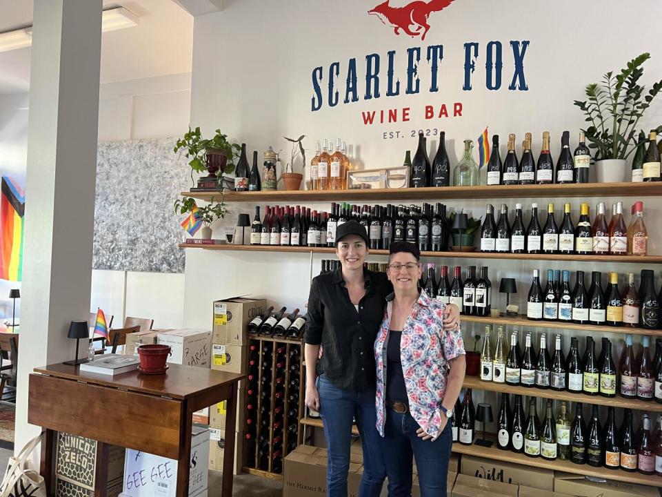 Scarlet Fox owners Kate Maeder and Kaela Miller pose