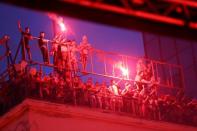 Soccer Football - World Cup - The Croatia team return from the World Cup in Russia - Zagreb, Croatia - July 16, 2018 Croatia fans during celebrations REUTERS/Antonio Bronic