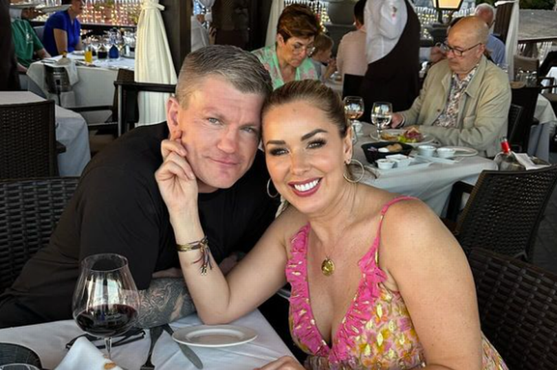 Claire Sweeney and Ricky Hatton seem to be enjoying their blossoming romance