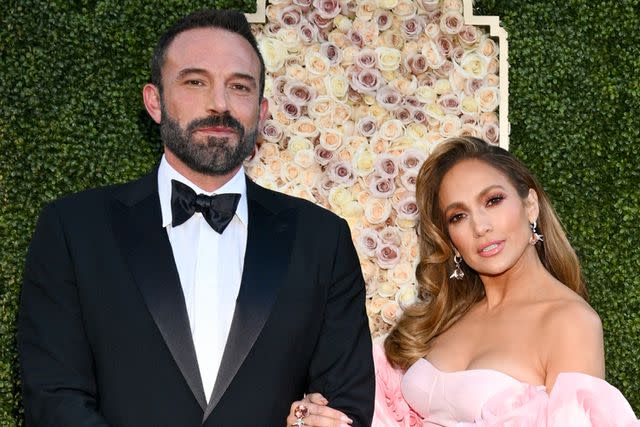 <p>Michael Buckner/Golden Globes 2024 via Getty</p> Jennifer Lopez and Ben Affleck on Jan. 7, 2024