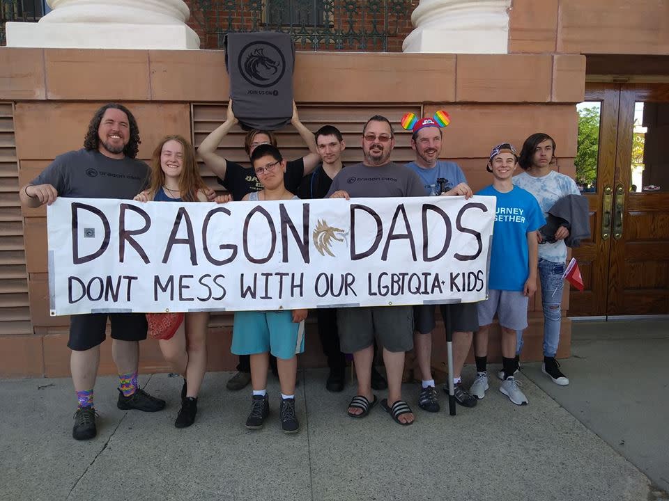 A Dragon Dads gathering. (Photo: Courtesy of Jake Abhau)