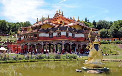 The Lerab Ling temple in Roqueredonde, Hérault, in southern France - Credit: PASCAL GUYOT/AFP/Getty Images