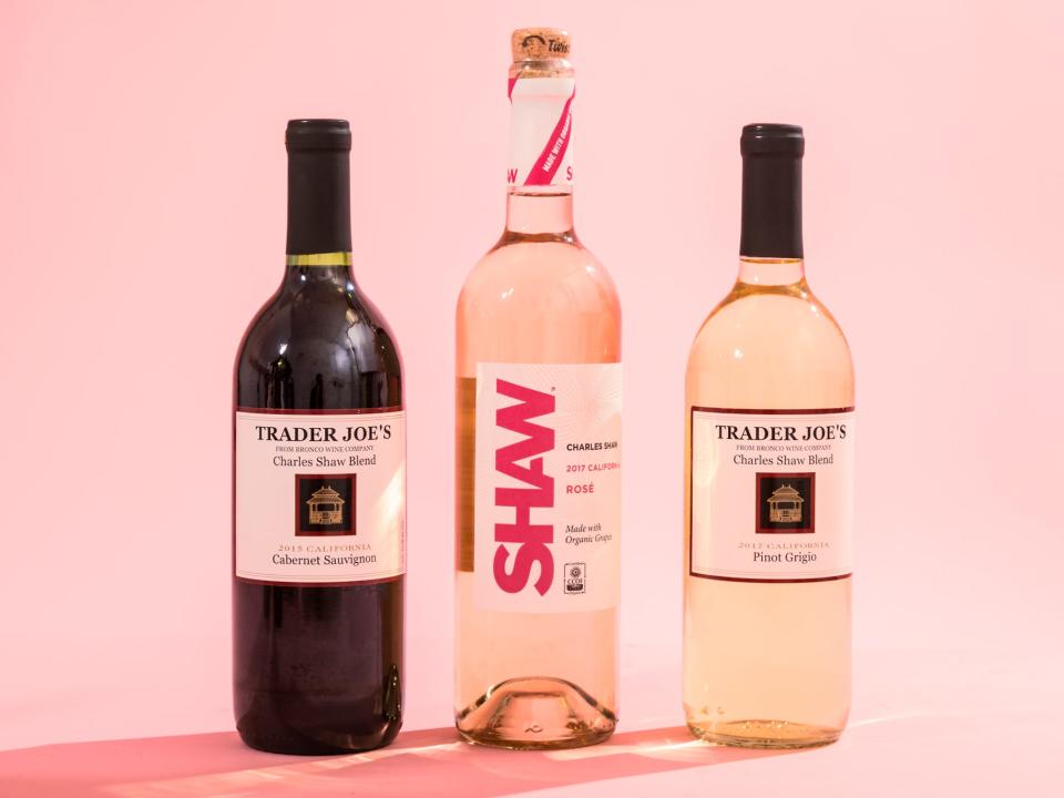 Trader Joe's Charles Shaw wines