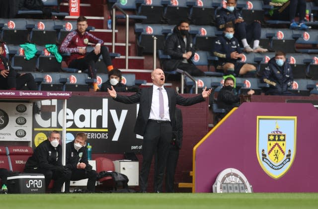 Sean Dyche at Burnley