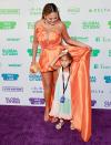 <p>Luna Stephens joins mom Chrissy Teigen at Global Citizen's <em>Vax Live: The Concert to Reunite the World</em> at SoFi Stadium in Inglewood, California on Sunday.</p>