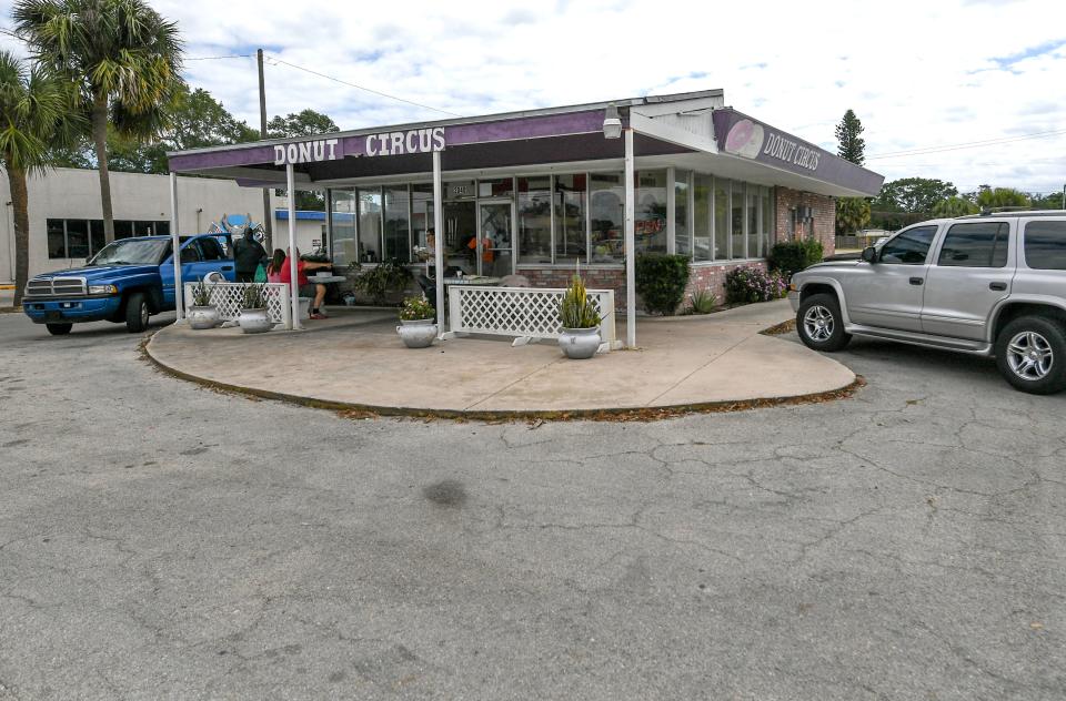 The Donut Circus, at 2040 S. U.S. 1, is seen on Tuesday, April 23, 2024, in Fort Pierce. The business announced it is closing after 48 years, with their last open day Wednesday, April 24, 2024.