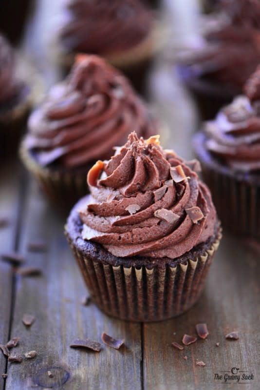 <p>The Gunny Sack</p><p>These Chocolate Truffle Cupcakes have a moist, truffle center with a pile of decadent chocolate buttercream on top.</p><p><strong>Get the recipe: <a href="https://www.thegunnysack.com/chocolate-truffle-cupcakes/" rel="nofollow noopener" target="_blank" data-ylk="slk:Chocolate Truffle Cupcakes;elm:context_link;itc:0;sec:content-canvas" class="link ">Chocolate Truffle Cupcakes</a></strong></p><p><strong>Related: <a href="https://www.yahoo.com/lifestyle/40-easy-delish-cool-whip-003111290.html" data-ylk="slk:40 Easy & Quick Cool Whip Recipes;elm:context_link;itc:0;sec:content-canvas;outcm:mb_qualified_link;_E:mb_qualified_link;ct:story;" class="link  yahoo-link">40 Easy & Quick Cool Whip Recipes</a></strong></p>