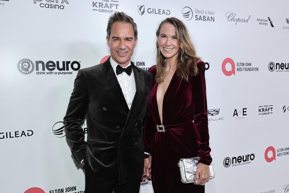 Prior to their split, the couple had last been seen together at a viewing party for the 2023 Academy Awards. Jamie McCarthy/Getty Images for Elton John AIDS Foundation