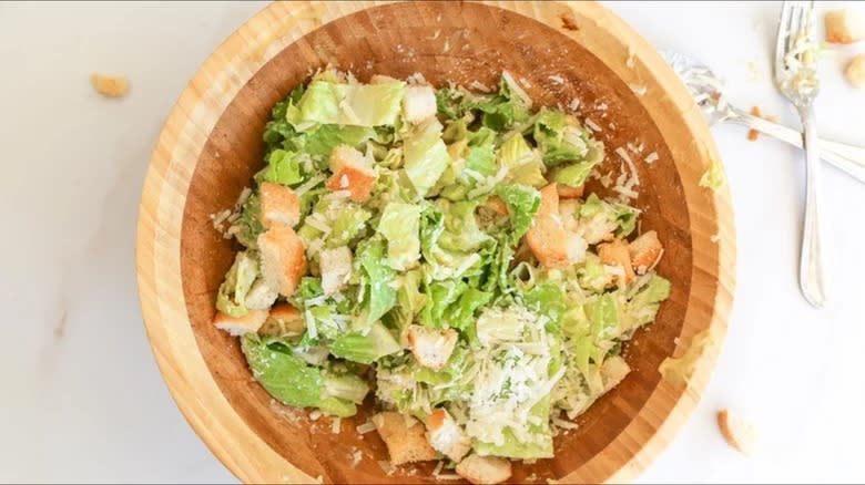 traditional Caesar salad