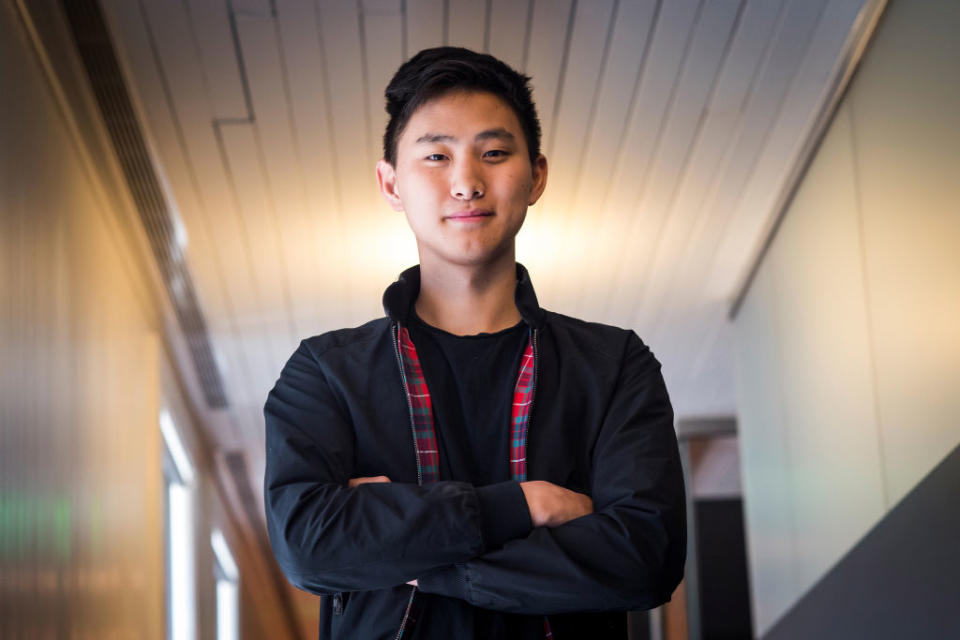 Alexandr Wang, co-founder and chief executive officer of Scale AI Inc., stands for a photograph after a Bloomberg Technology television interview in San Francisco, California, U.S., on Thursday, Aug. 8, 2019. Wang spoke about how Scale AI is using artificial intelligence to improve the safety of self-driving cars. Photographer: David Paul Morris/Bloomberg via Getty Images