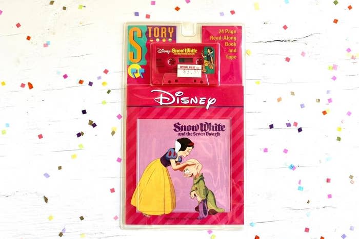 Snow White book on tape in packaging