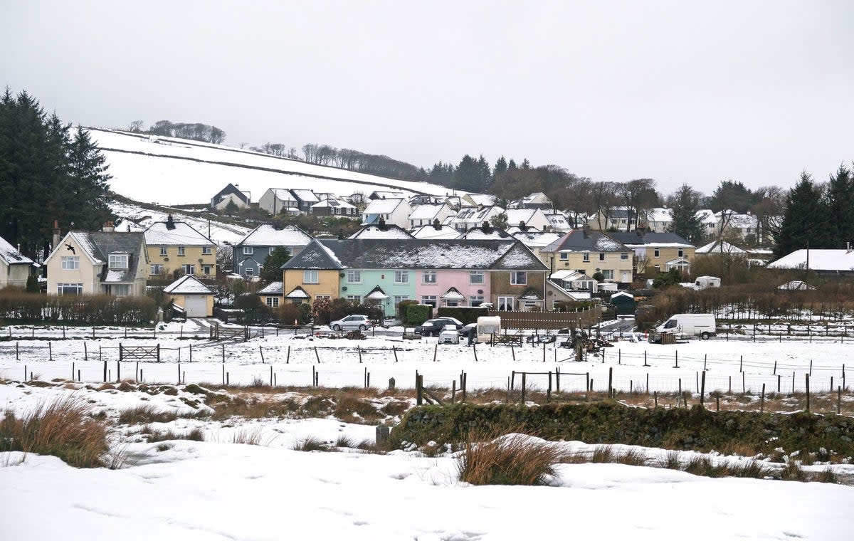 Snowy conditions on Dartmoor (Matt Keeble/PA Wire)